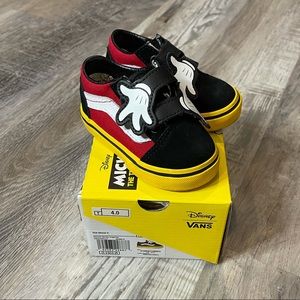 Disney Mickey Vans - Toddler size 4